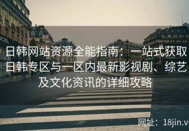 日韩网站资源全能指南：一站式获取日韩专区与一区内最新影视剧、综艺及文化资讯的详细攻略